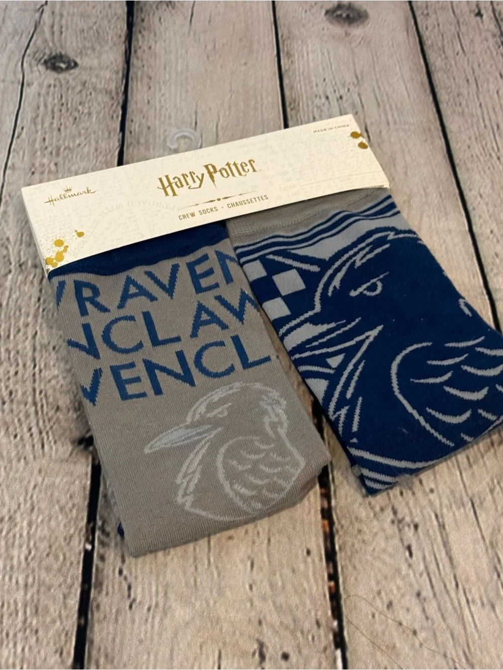 Harry Potter Hallmark Ravenclaw Adult Socks
